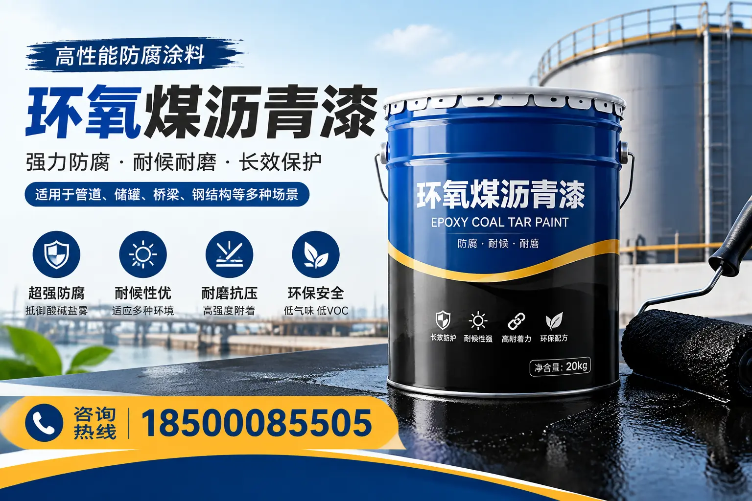 环氧煤沥青漆的施工步骤详解，盘锦装修必备知识